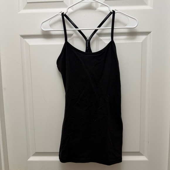 Lululemon Black Strappy Tank Top - Picture 1 of 7